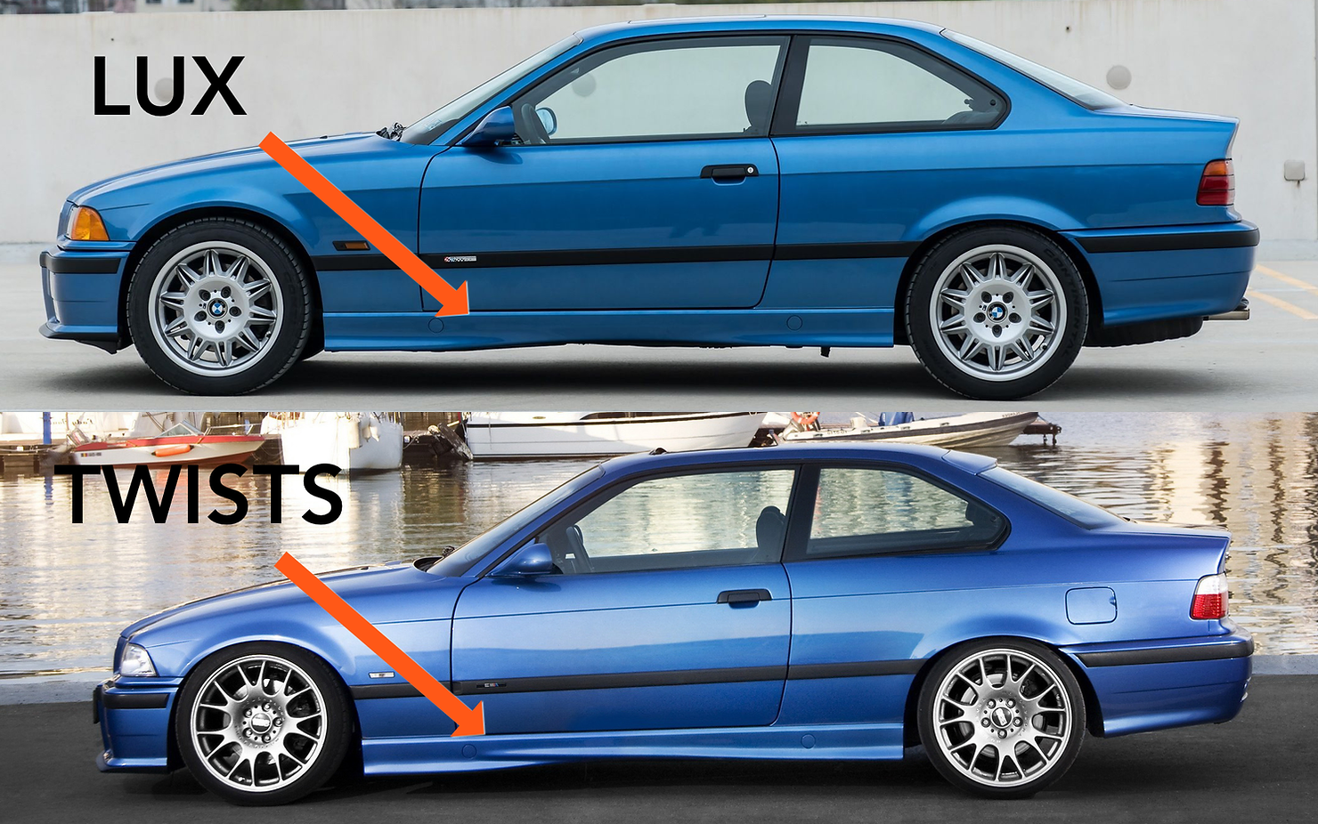 Types of E36 Side Skirts